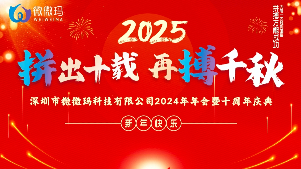 “拼出十载，再搏千秋” --深圳市微微玛科技有限公司2024年年会暨十周年庆典